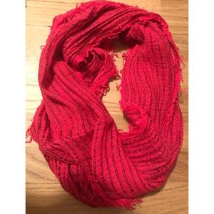 Fuscia infinity scarf